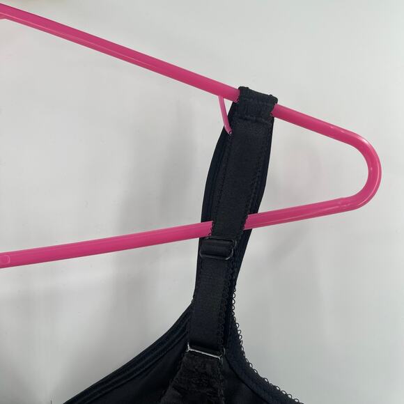 WACOAL Bra 36DDD 85567 Awareness Full Coverage Black Floral Underwire Unlined - Picture 12 of 16